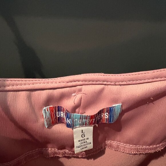 UO Pink Dress with Lace - Picture 3 of 3